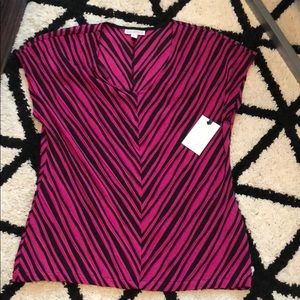 Beautiful pink and black top